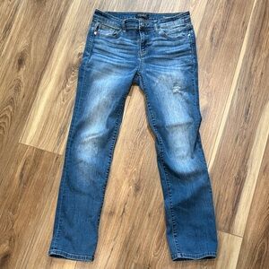 Judy Blue Straight Leg Jeans in Faded Blue